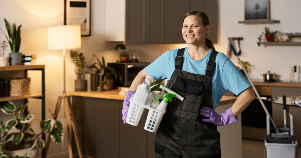 woman janitor | Pathways Career College woman professional cleaner